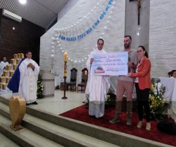 Paróquia de Nova Cantu faz doação generosa para a Missão na África